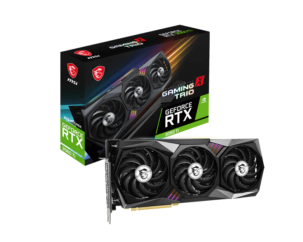 MSI GeForce RTX 3060 Ti GAMING X TRIO 8GD6X